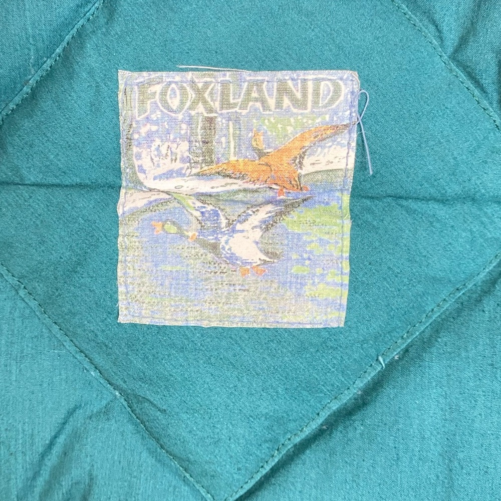 VINTAGE FOXLAND 🦊 MENS DOWN FILLED PUFFER VEST WITH MULTIPLE POCKETS MEDIUM - Picture 12 of 14